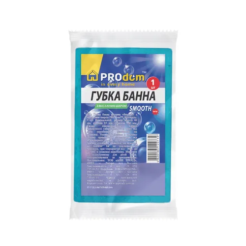 Bath sponge with massaging layer TM PROdom - 