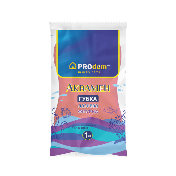 Губка банна "АКВАМЕН"  (170х115х50)