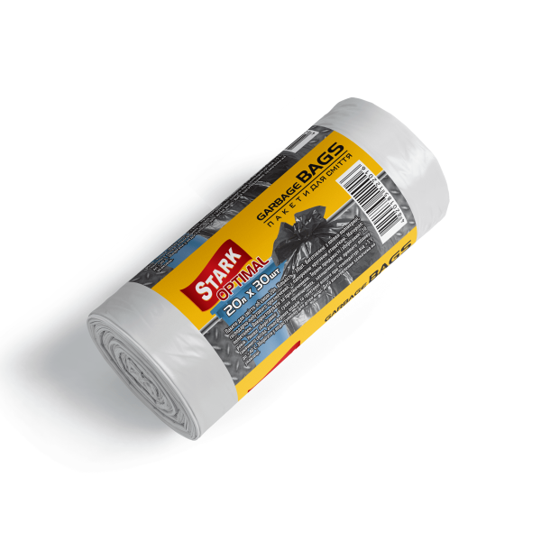 Пакети для сміття 20*30 БІЛІ ТМ Stark Optimal
(45х50/6,5 вага 0,090кг) Пакети для сміття 20*30 БІЛІ ТМ Stark Optimal
(45х50/6,5 вага 0,090кг)
