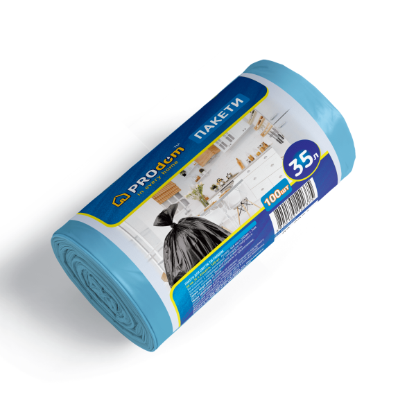 Пакети для сміття  35*100 сині ТМ Продом
(45х55/6,5 вага 0,304кг) Пакети для сміття  35*100 сині ТМ Продом
(45х55/6,5 вага 0,304кг)