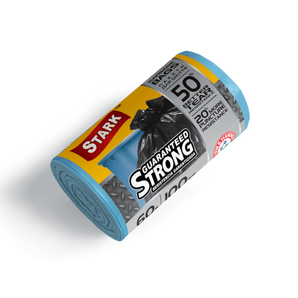 Пакети для сміття 60*100 TM Stark міцні сині Пакети для сміття 60*100 TM Stark міцні сині