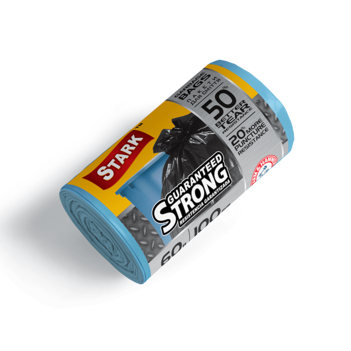 Пакети для сміття 60*100 TM Stark міцні сині