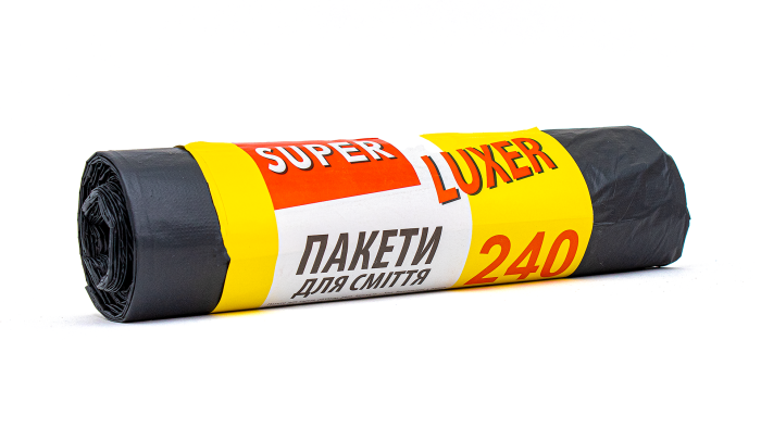 Пакети для смiття 240*5 ТМ Super LUXER